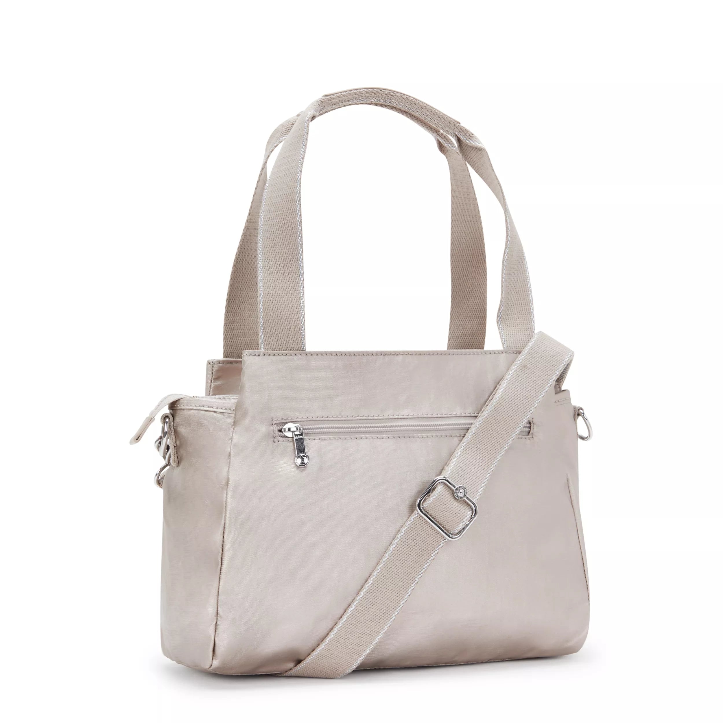 Kipling レディース Elysia クロスボディ 軽量 マルチコンパートメント マグネットスナップポケット ショルダーバッグ, ブラックノワール, 11.5\