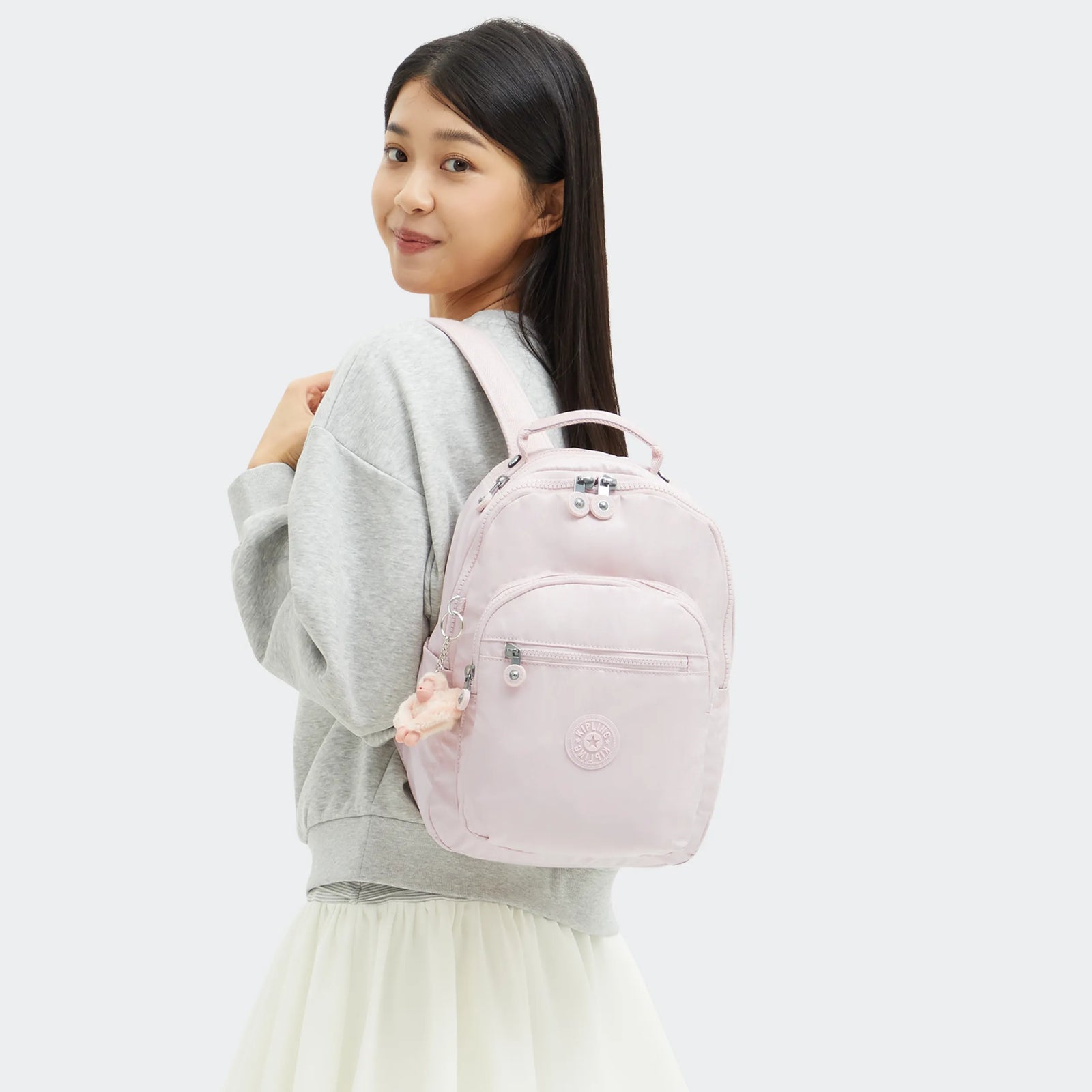 SEOUL S Petit Sac à Dos avec Compartiment pour Tablette Kipling