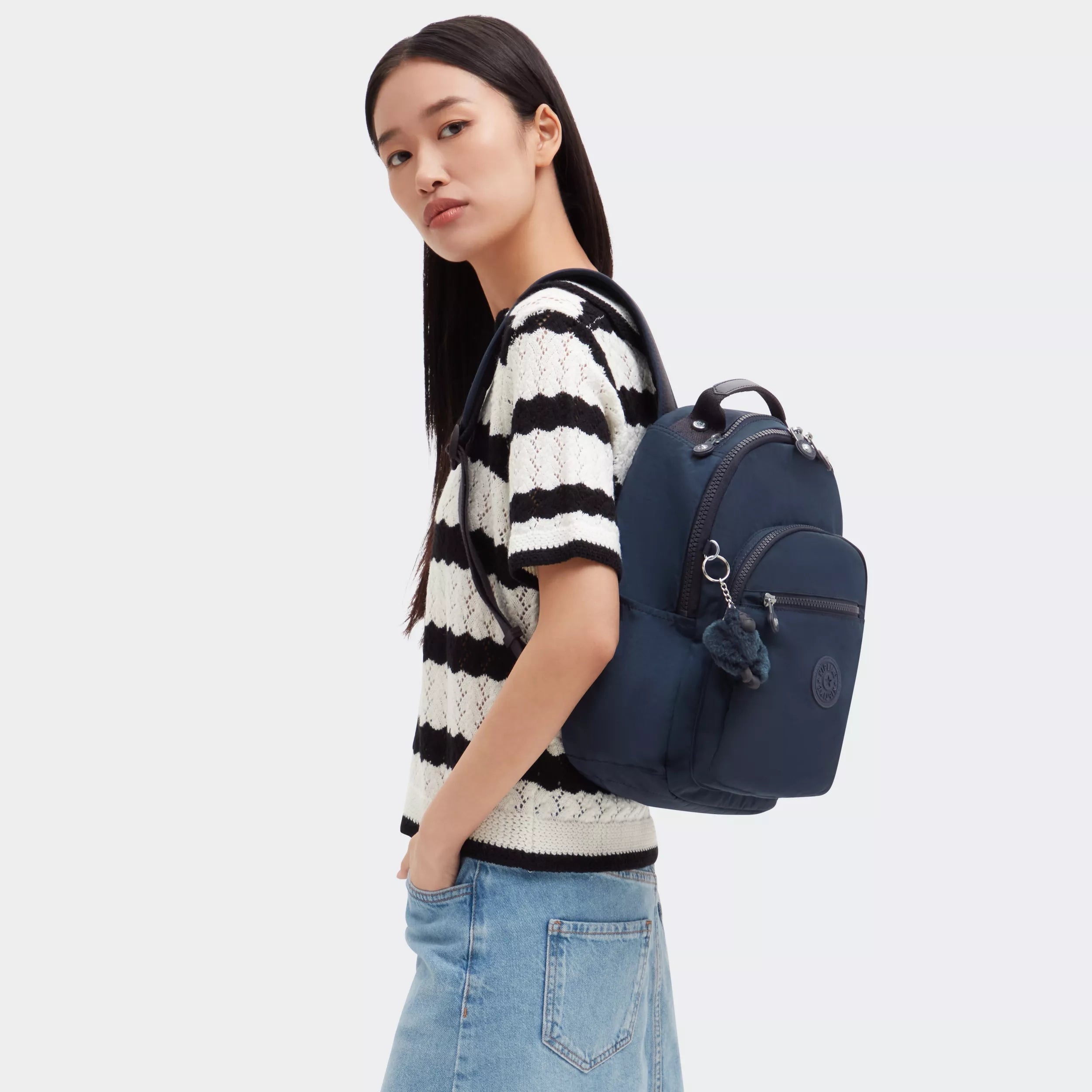 バッグ kipling SEOUL S Blue Bleu 2 KI408296V SEOUL S | Small Backpack with Tablet Compartment | Kipling