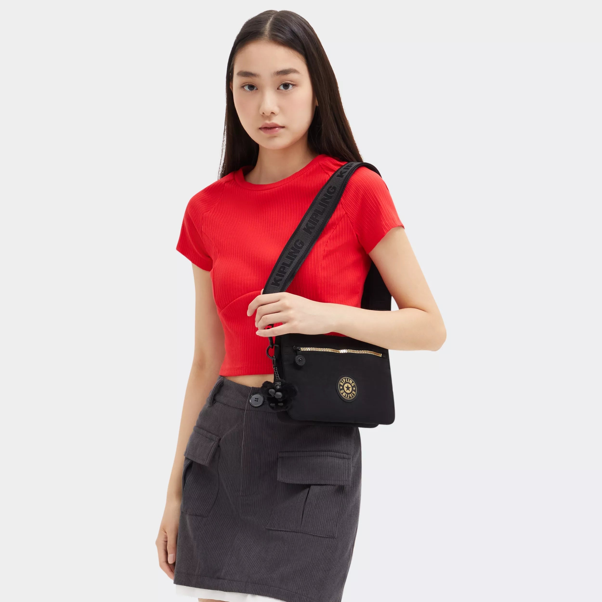 RIRI ZIP | Bolso bandolera pequeño | Kipling Glorious Gold