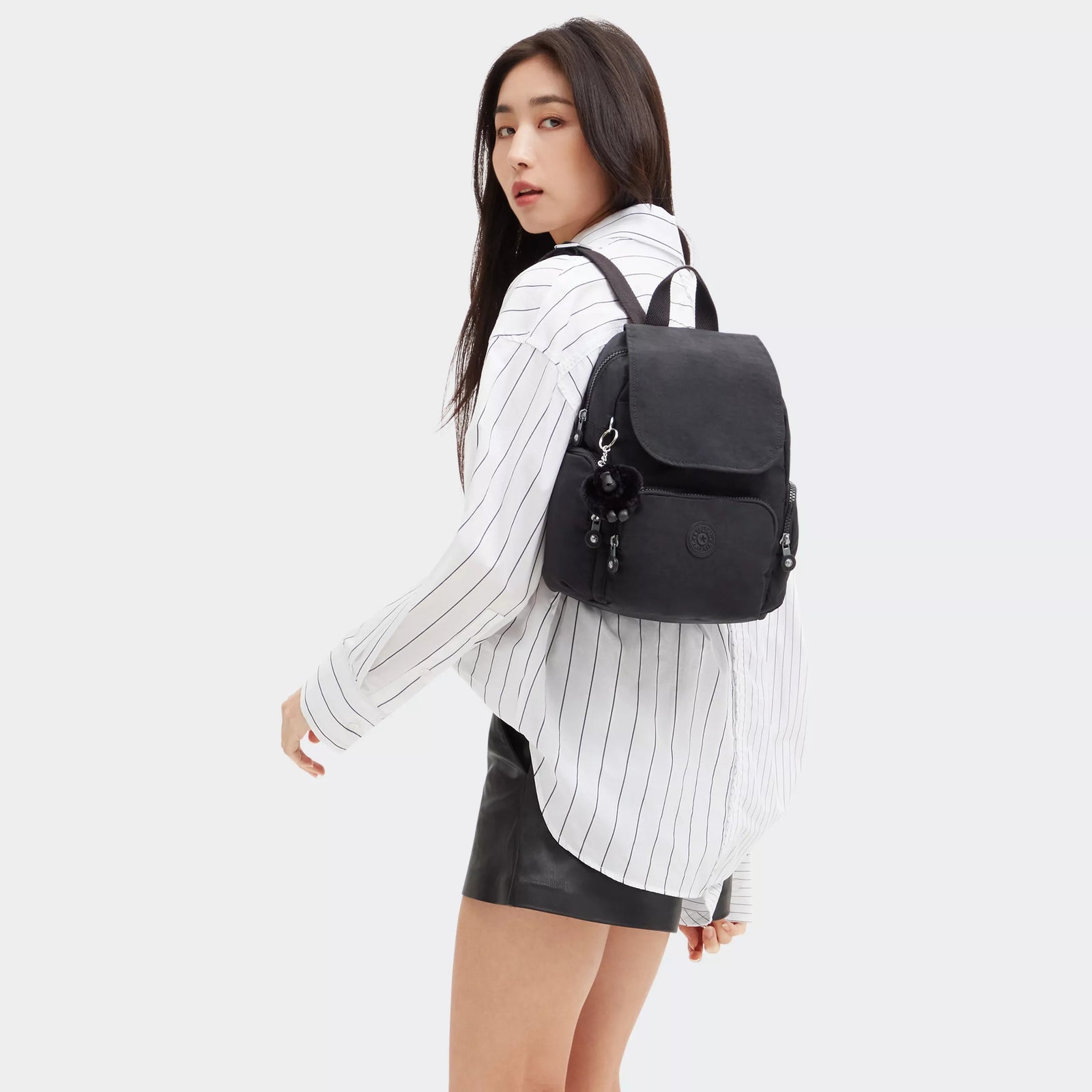 black mini kipling backpack CITY ZIP MINI | Mini Backpack with Adjustable Straps