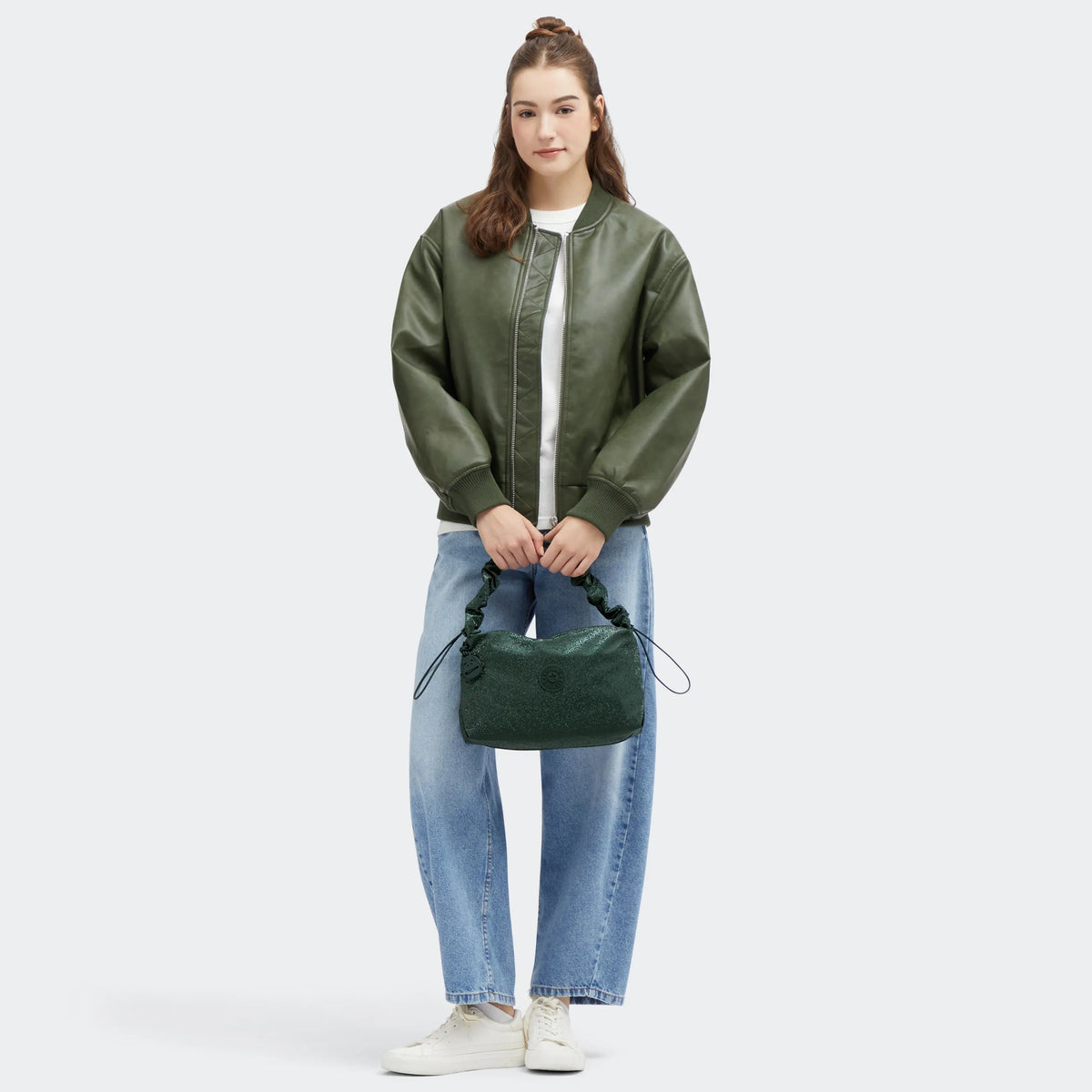 ELENI M Shiny Pixel Green - 2