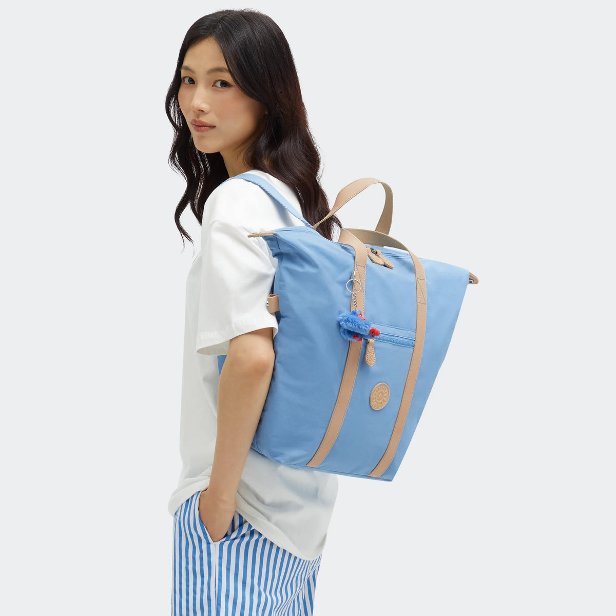 NEW ART BACKPACK Cotton Air Blue - view2