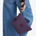 NAOMI POUCH L Darkest Berry - 2