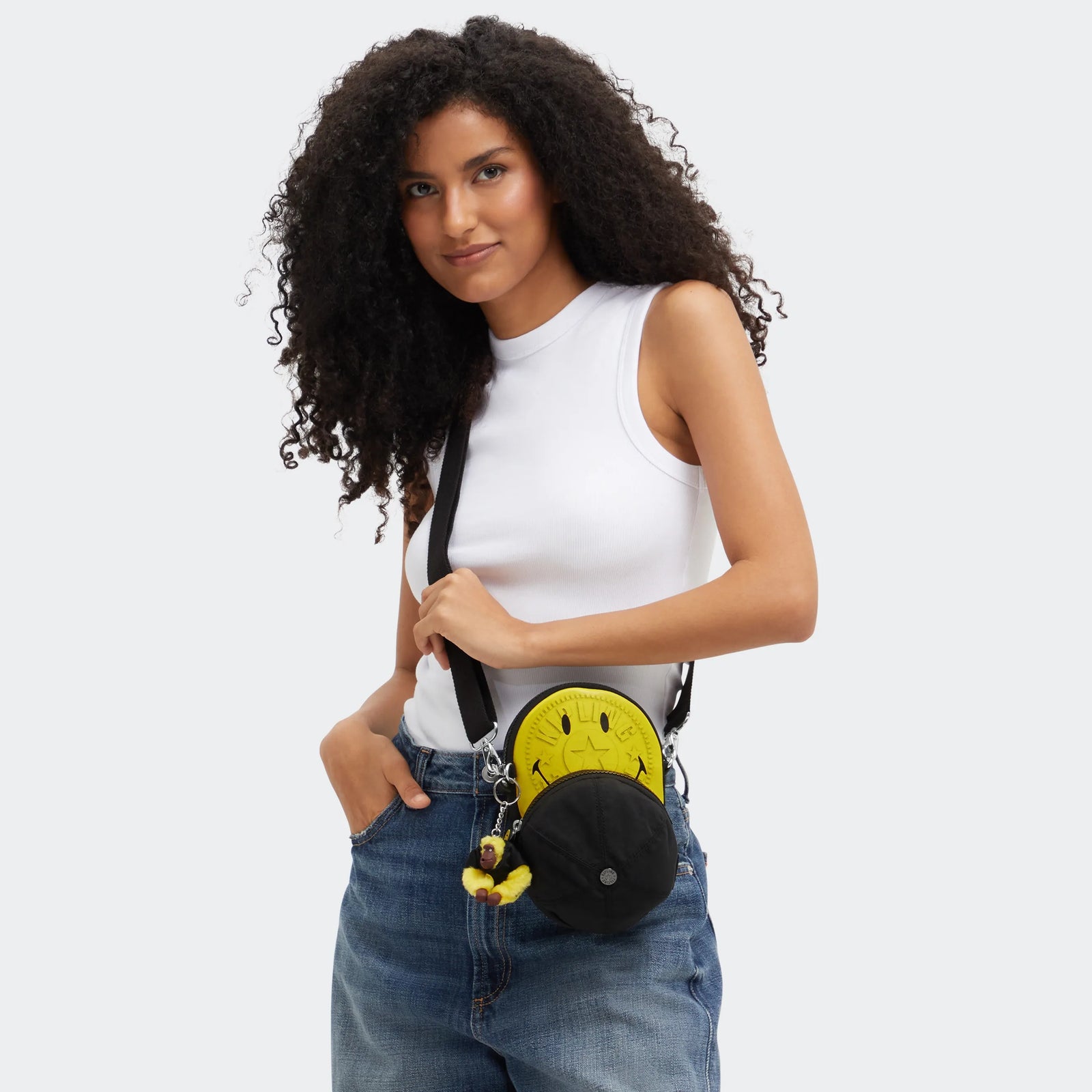 CAP BAG Yellow Fun Black-view-2