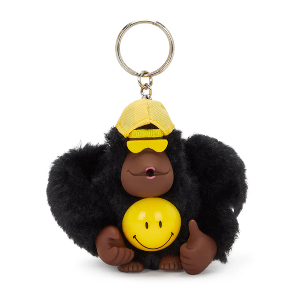 Vintage Kipling Klaus zwarte gorilla pluche sleutelhanger, normale maat - België Vintage Kipling Klaus zwarte gorilla pluche sleutelhanger, normale maat - België